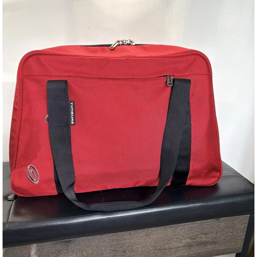 Timbuk2 Red Travel Garment Bag Carry On Suitcase Organizer Clamshell Zip 19